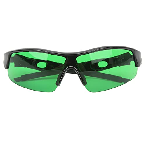 VGEBY Grow Room Glasses Augenschutz, Augen- und Gesichtsschutz Schutzbrille LED-Licht UV-blockierende Schutzbrille für die Arbeit(Grün)