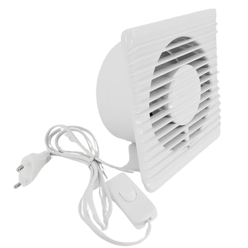 100mm Abluft/Zuluft Grow Lüfter Ventilator mit Netzstecker und Schalter für Growbox Growzelt Growschrank Cannabis anbauen