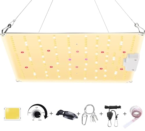 BOSYTRO LED Pflanzenlampe 800W Grow Light Pflanzenlicht Vollspektrum Mit UV und Dimmbarer Funktion Wachstumslampen für Pflanzen Geeignet für Gemüse und Blumen Zimmerpflanzen