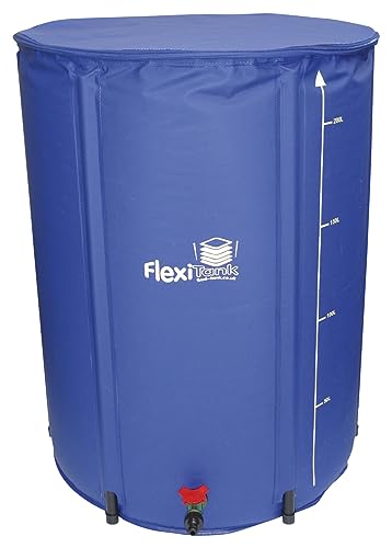 FlexiTank Faltbarer Reservoir Wassertank Wasserspeicherbehälter tragbar für Gartenpflanzen Gartenarbeit Gewächshaus (60 Gallonen)