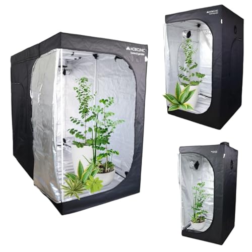 Mobiclinic®, Growzelt, Indoor, Premium Mylar 97% reflektierend, Hydroponisches System, Growbox, Wasserdicht, Herausnehmbarer Boden, Dickes Nylongewebe, Stabile Struktur, Grow Tent