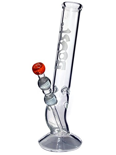 Boost Bong Eisbong mit gebogenem Rauchrohr - 38 cm, 18,8 mm - head&nature Bong-Kollektion