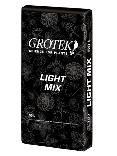 Grotek Light Mix - Profi Anzuchtsubstrat für Cannabis | Optimale Nährstoffversorgung & Wachstum | 50 L