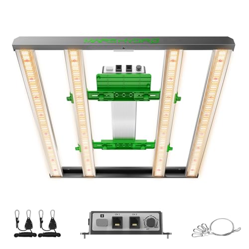 MARS HYDRO LED Grow Lampe Neu E3000 Vollspektrum Grow Light 300Watt Pflanzenlampe Fernbedienung Dimmbar Kommerziellen Wachsen Lampe Daisy Chain, 2,8 umol/J