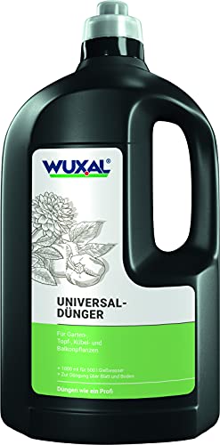 Wuxal Universaldünger - 2000 ml - Flüssiger Pflanzendünger für Garten- und Zimmerpflanzen - Sowohl als Blumendünger als auch als Grünpflanzendünger geeignet