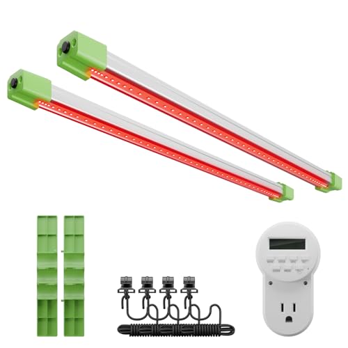 MARS HYDRO Adlite Red30 LED Grow Lampe 660nm Spektrum Effektive Steigerung des Pflanzenertrags Far Red Grow Lampe 30W LED Pflanzenlampe für 3x3 FT Abdeckung Blühende Grow Light