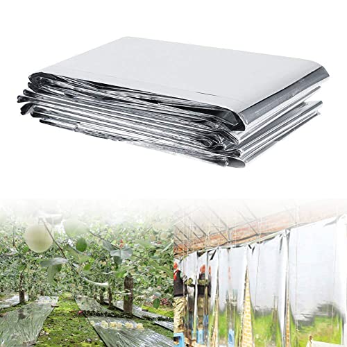 Hancend Plant Reflective Film Garden Gewächshaus Grow Light Zubehör für Growroom1Pc 210 x 120cm (Silber)